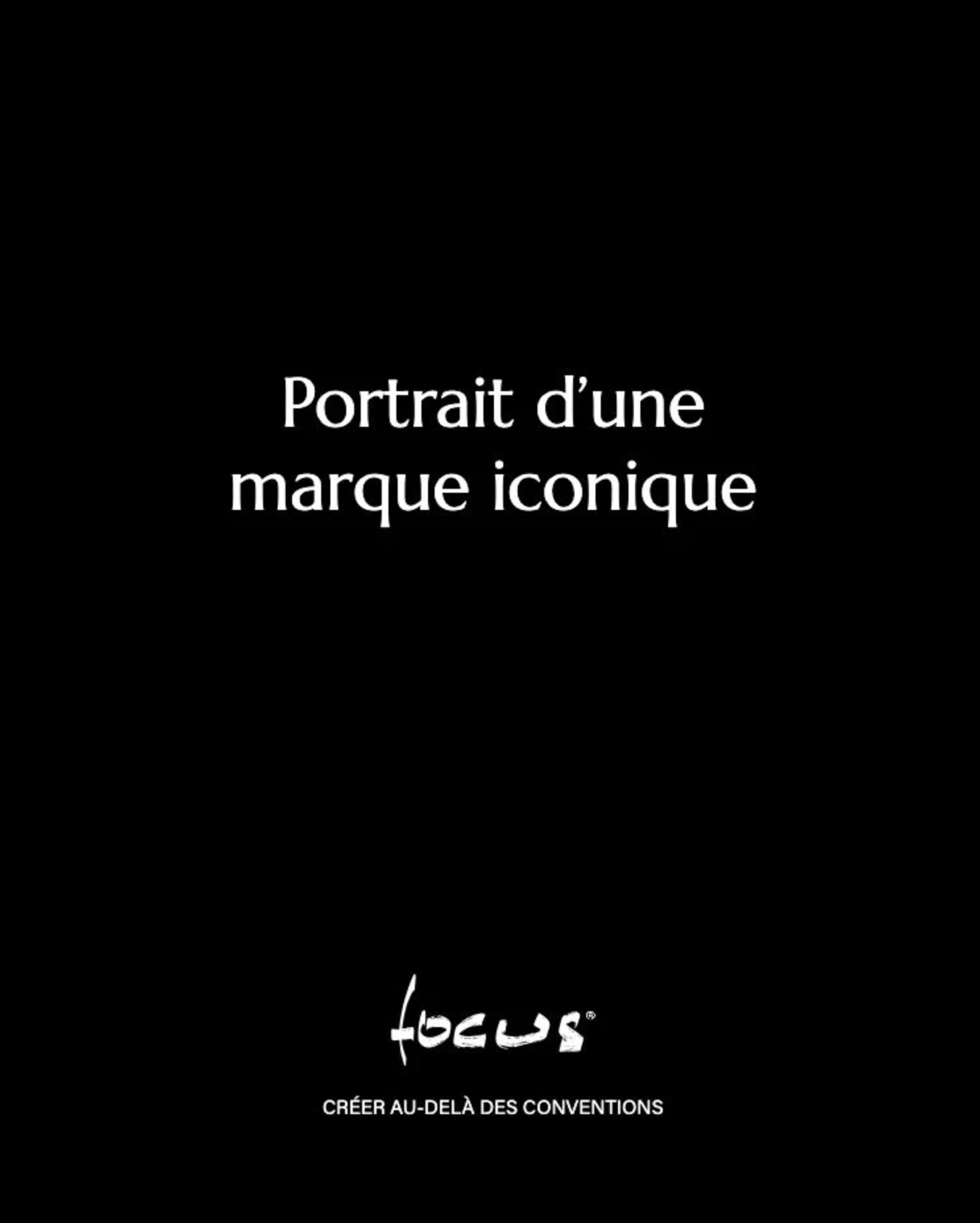 Portrait de marque